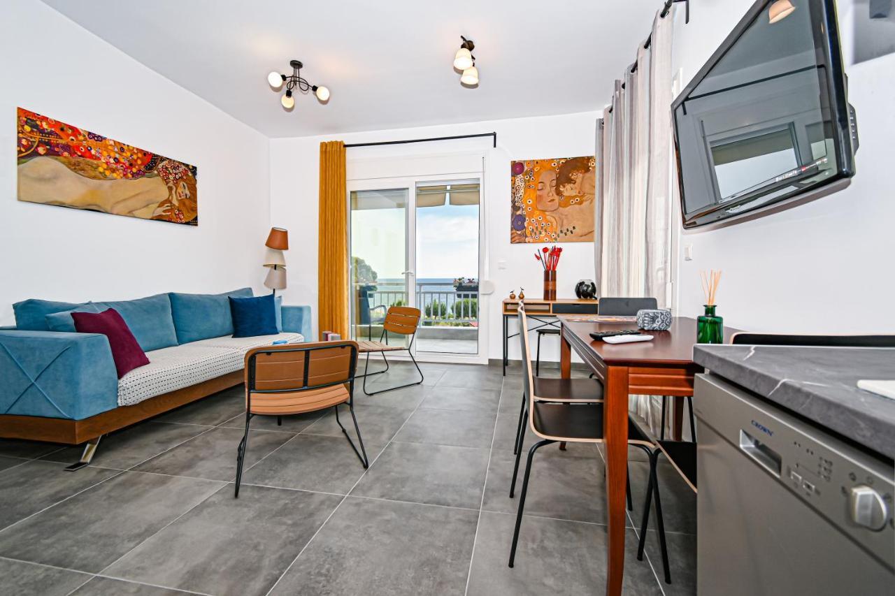 E & D Family Apartment By The Sea Kalyves Polygyrou 外观 照片